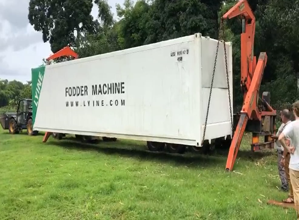 France Mayotte 1500KG Hydroponic fodder container