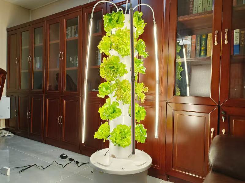 30 sets of 4P6 vertical hydroponic towers prepared for a commercial farming project in Italy
