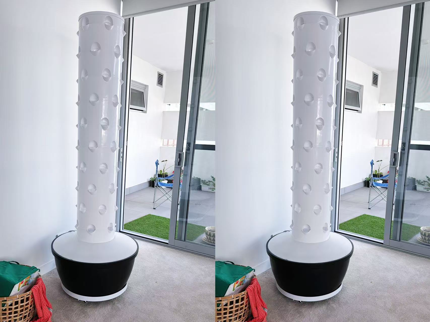 6P10 hydroponic tower system for vertical farming and sustainable crop growing in Malta