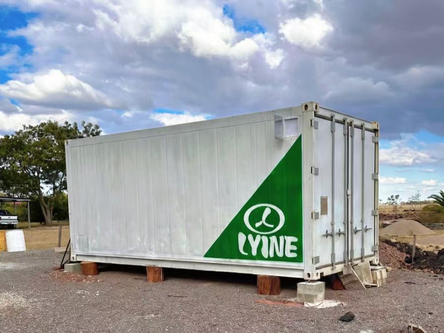 Dutch customer visiting LYINE smart mushroom growing container system for commercial mushroom farming project