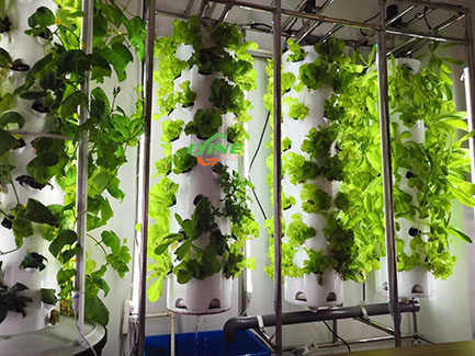 hydroponic rotating tower system