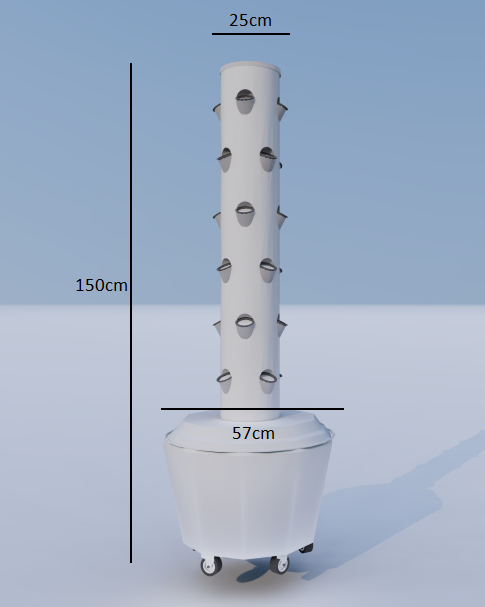  Household Aeroponic Tower2