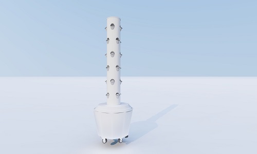  Small Household Aeroponic Tower - small and beautiful to decorate your garden