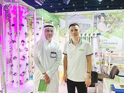 Our Hydroponic Systems On Display At AgraME Dubai 03