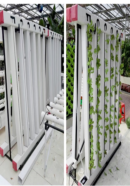 zipper system to grow vegetables